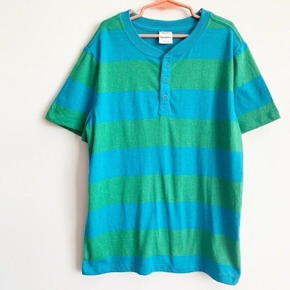 NEW Hanna Andersson Boy Henley Striped Tee 8 Years 10 Years 12 Years - Picture 8 of 8